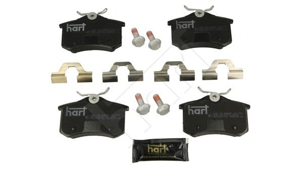 HART Plaquettes de frein 249 145 249 145 Plaquettes de frein HART SKODA FABIA