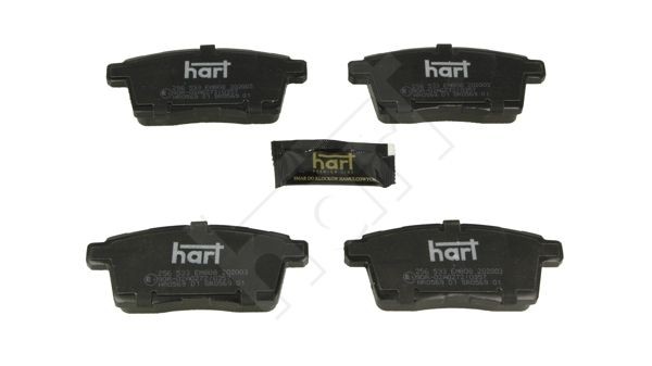 HART Brzdové doštičky/platničky 256 533 256 533 Brzdové platničky HART MAZDA CX-7