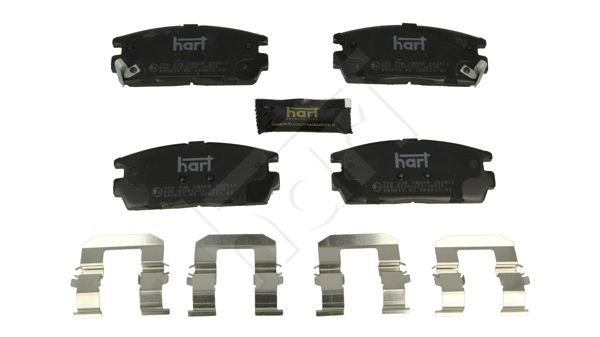 HART Bromsbelägg 256 536 256 536 HART bromsbelägg CHEVROLET MATIZ