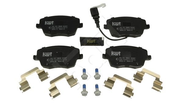 HART Bromsbelägg 256 552 256 552 HART bromskloss SKODA FABIA
