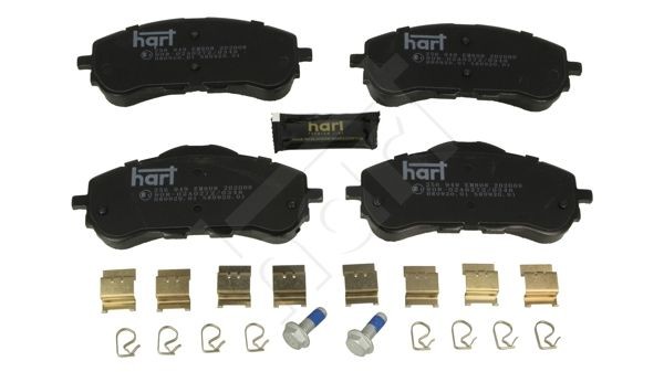 HART Bromsbelägg 256 949 256 949 Bromsbelägg HART FIAT SEDICI