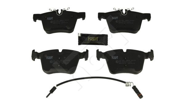 HART Brzdové doštičky/platničky 260 558 Brzdové doštičky / platničky HART Mercedes-Benz Trieda C 260 558