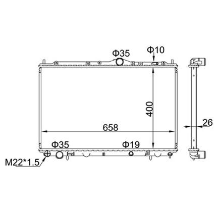 HART Kühler, Motorkühlung 606 428 Motorkühler HART V50 606 428 günstig