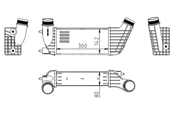 HART Intercooler 612 522 612 522 HART Intercooler Citroën baratos