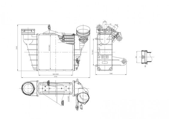 HART Intercooler 612 541 SKODA laddluftkylare HART 612 541