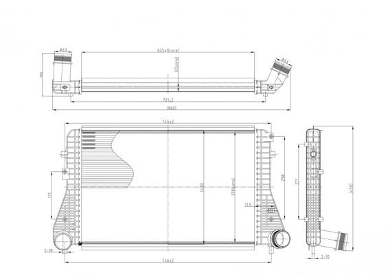 HART Ιντερκούλερ 614 194 Ιντερκούλερ HART Audi A6 614 194