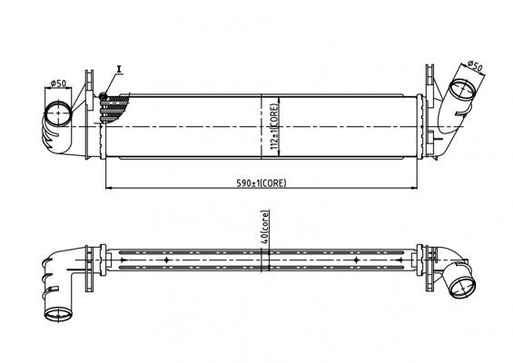 HART Ιντερκούλερ 614 232 Intercooler HART Renault KANGOO 614 232
