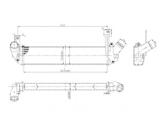 HART Chladič plniaceho vzduchu 618 690 Chladič plniaceho vzduchu HART TRAFIC 618 690 lacné