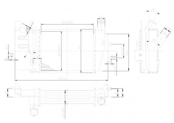 HART Intercooler 620 963 Subaru Impreza GC Intercooler HART 620 963