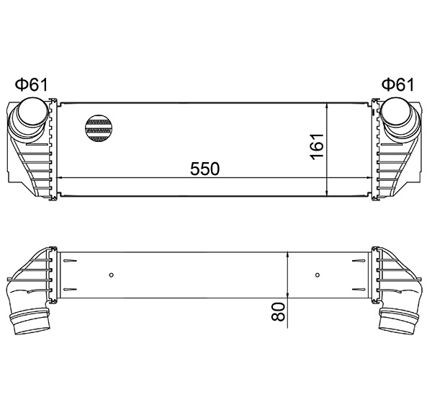 HART Interkūlers 630 294 630 294 Starpdzesētājs BMW 1. Sērija HART