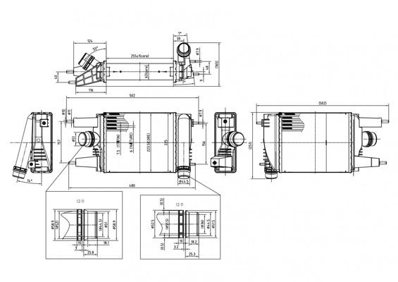 HART Intercooler 630 303 630 303 Intercooler NISSAN PATHFINDER HART
