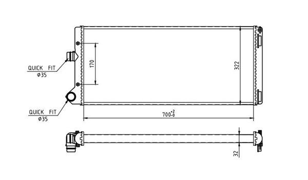 HART Radiateur 637 224 Koelmodule HART IDEA 637 224 goedkoop