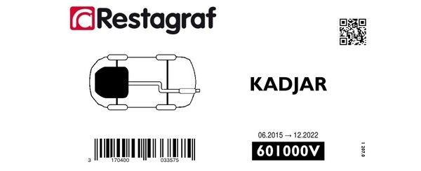 RESTAGRAF Fiksējošo skavu komplekts, Virsbūve 601000V RESTAGRAF 601000V Fiksējošo skavu komplekts, Virsbūve