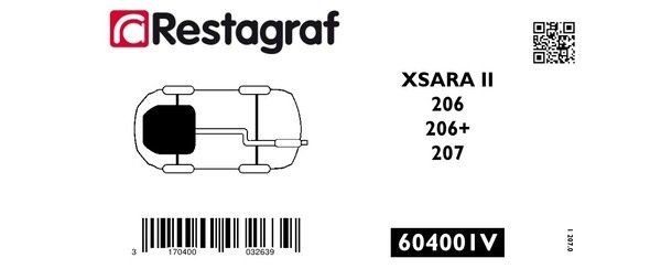 RESTAGRAF Fiksējošo skavu komplekts, Virsbūve 604001V RESTAGRAF 604001V Fiksējošo skavu komplekts, Virsbūve