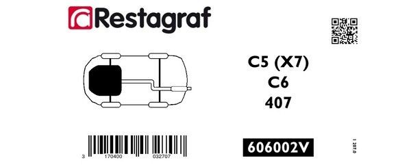 RESTAGRAF Klips, karosseri 606002V RESTAGRAF 606002V Klips, karosseri