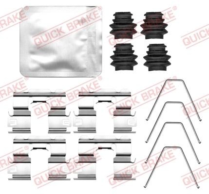 QUICK BRAKE Monteringssæt til bremseklodser 109-0137 QUICK BRAKE 109-0137 Nissan 370 Z Coupe Monteringssæt til bremseklodser originale pris