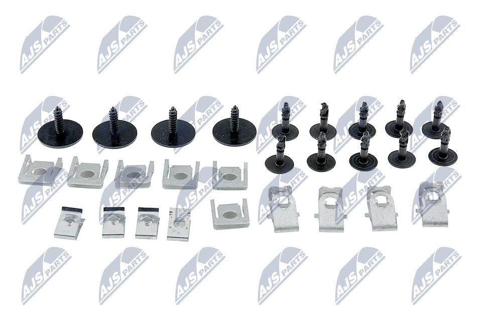 NTY Halteclipsatz, Karosserie EZC-AU-034 Schutzleiste Kotflügel NTY Audi A3 EZC-AU-034