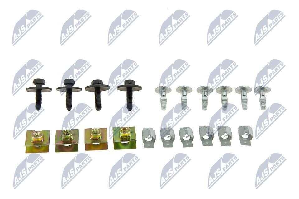 NTY Conjunto de grampos, carroçaria EZC-PE-018 NTY EZC-PE-018 Guarnição, farol de nevoeiro Citroën C5 Sedan a um preço acessível