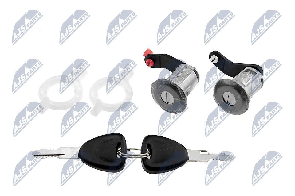 NTY Låsecylindersæt EZC-RE-032 NTY EZC-RE-032 Renault Clio IV Grandtour Låsecylindersæt pris