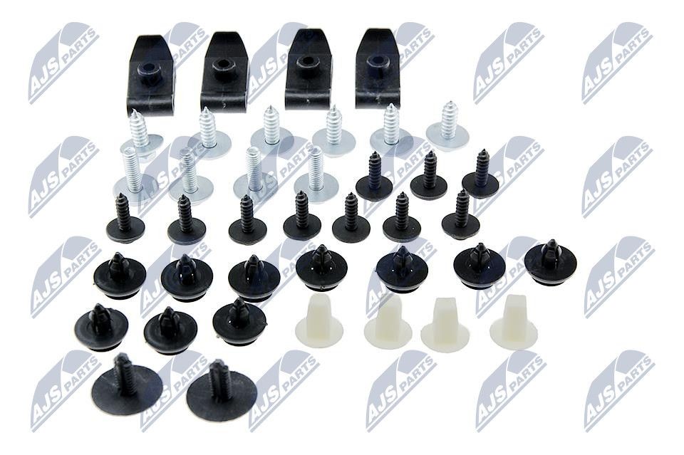 NTY Kinnitusklippide komplekt, kere EZC-TY-007 EZC-TY-007 Sirm, udutuled NISSAN SUNNY NTY