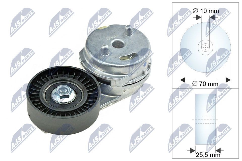 NTY Vratná / vodiaca kladka klinového remeňa RRK-CH-001 NTY RRK-CH-001 originálne Vratná / vodiaca kladka klinového remeňa Dodge Ram 1500 DS cena