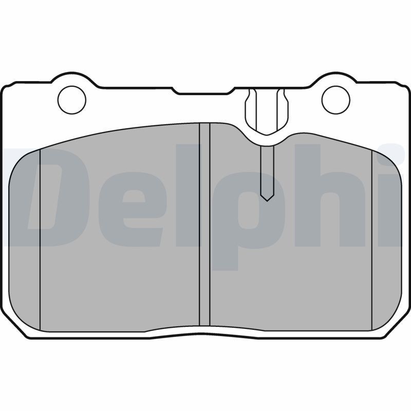 DELPHI Kit pastiglie freni LP1460 DELPHI LP1460 Pastiglie freno sportive Lexus LS UCF20 prezzo