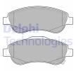 DELPHI | Jogo de pastilhas para travão de disco LP2093 para HONDA CR-V IV (RE) baratas online
