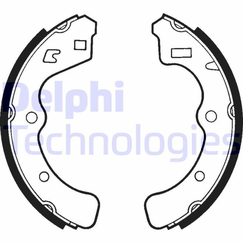 DELPHI Jeu de mâchoires de frein LS1316 DELPHI LS1316 Kit mâchoires de frein Civic II SF prix