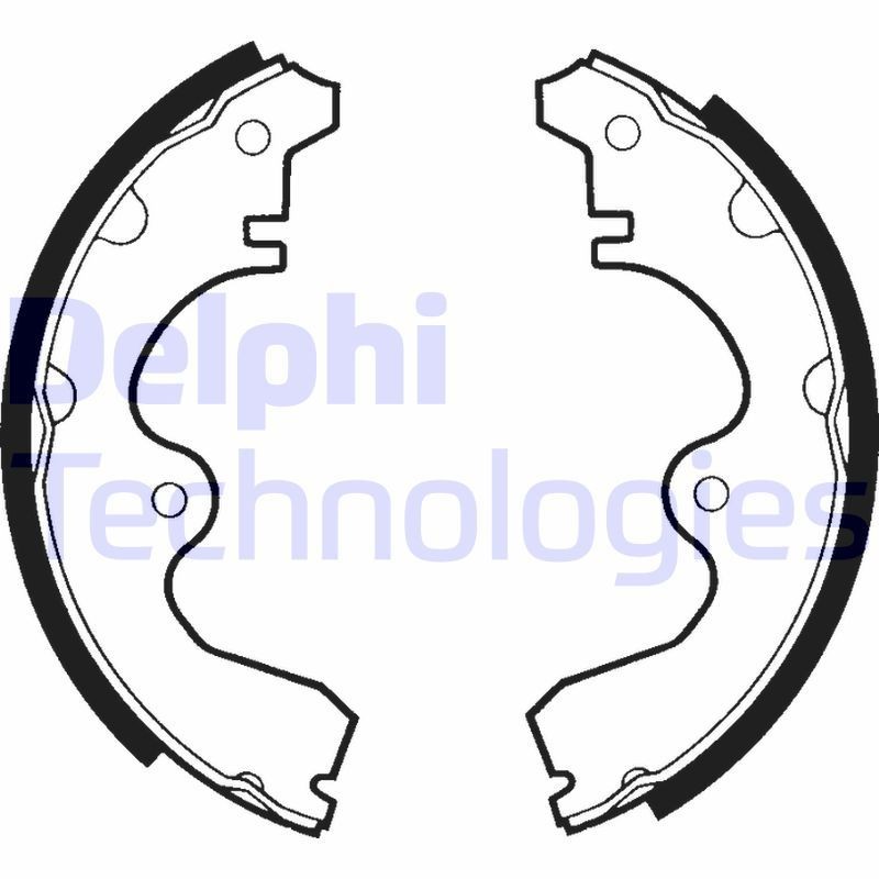 DELPHI Sada brzdových čeľustí LS1333 Sada brzdových čeľustí DELPHI LAND CRUISER LS1333 lacné