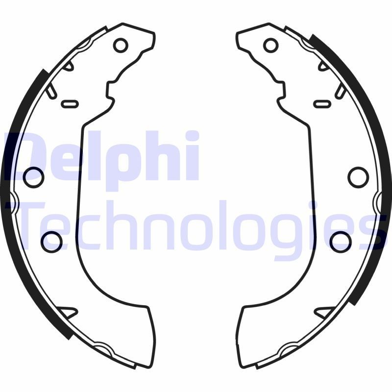 DELPHI Kit ganasce freni LS1347 LS1347 costo Ganasce freno PEUGEOT 308 DELPHI