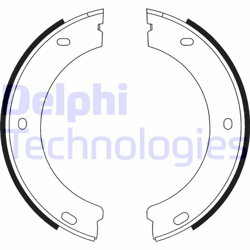 DELPHI Handremschoenen LS1597 Handremschoen set DELPHI 504 LS1597 goedkoop