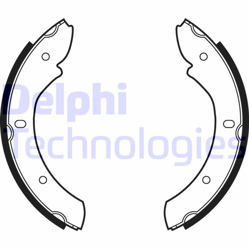DELPHI Σετ σιαγόνων φρένων LS1866 DELPHI LS1866 Σετ σιαγόνων φρένων LAND ROVER Range Rover I 3.9 4x4 182 PS 1989