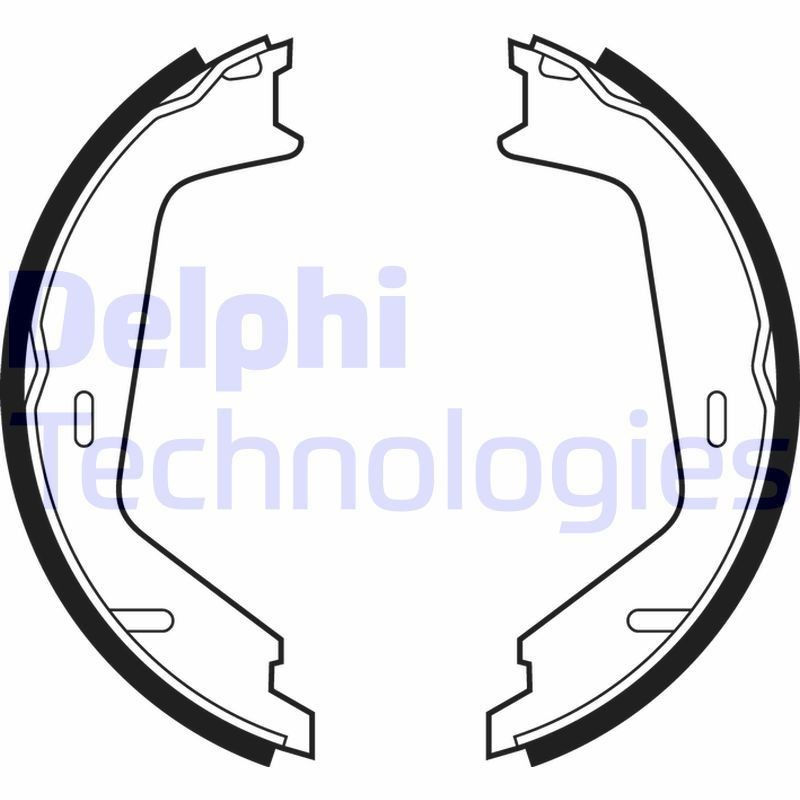 DELPHI Handbrake shoes LS1884 LS1884 DELPHI handbrake shoes for CITROЁN XANTIA