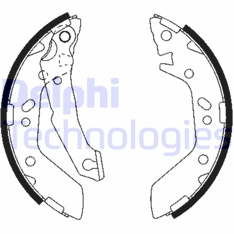 DELPHI Remschoenset LS1909 Hyundai i40 Remschoenen DELPHI LS1909