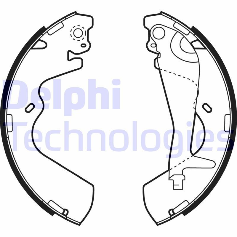 DELPHI Bromsbacksats LS1934 pris Bromsbacksats Hyundai TQ LS1934 DELPHI
