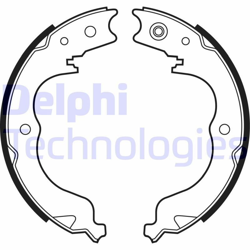 DELPHI Handbrake shoes LS2008 DELPHI LS2008 Subaru Impreza 3 handbrake shoes rear and front price