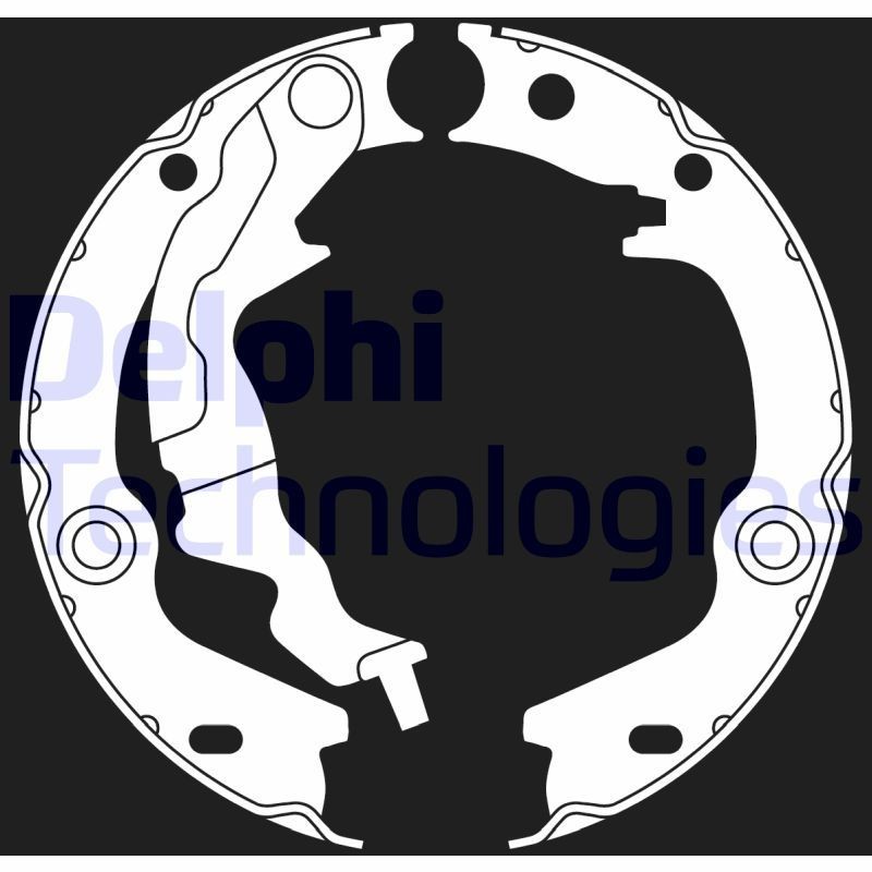 Piduriklotside komplekt, seisupidur DELPHI LS2017 DELPHI LS2017: Piduriklotside seisupidur Kia RIO 2023
