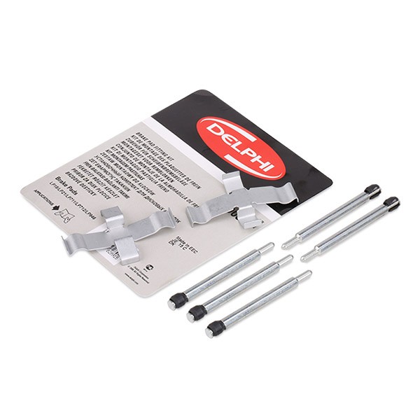 DELPHI Accessory Kit, disc brake pads LX0003 ALFA ROMEO BRERA DELPHI brake pad fitting kit LX0003