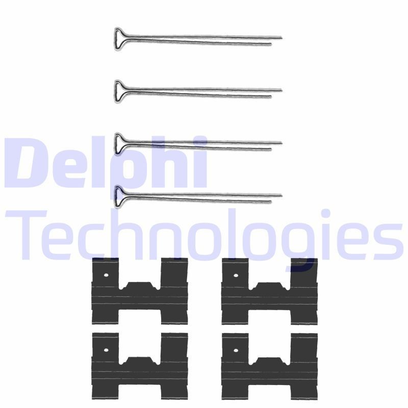 DELPHI Accessoireset, schijfremblok LX0023 DELPHI LX0023 Accessoireset, schijfremblok FORD Transit Mk2 Van aan een voordelige prijs