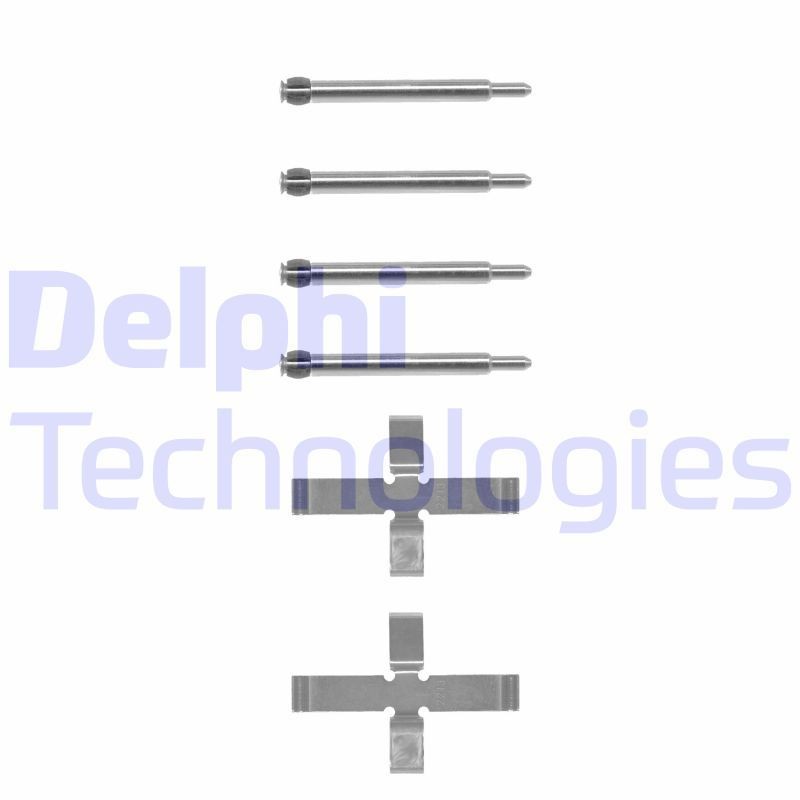 DELPHI Zubehörsatz, Scheibenbremsbelag LX0039 LX0039 Zubehörsatz, Scheibenbremsbelag ISUZU ELF DELPHI kaufen