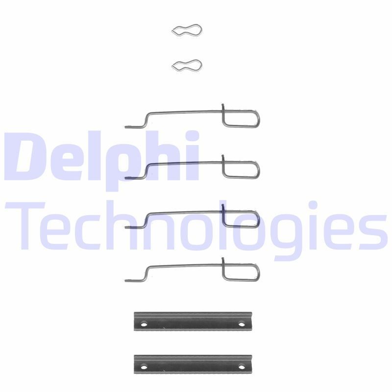 DELPHI Kit d'accessoires, plaquette de frein à disque LX0044 DELPHI LX0044 Kit d'accessoires, plaquette de frein à disque Peugeot 405 15E pas cher
