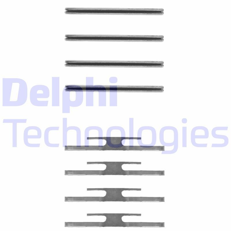 DELPHI Monteringssett, bremseklosser LX0055 DELPHI LX0055 Tibehørsett, skivebremse belegg Rekord E1 Sedan originale pris