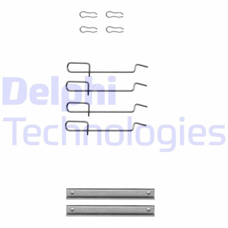 DELPHI Kit accessori, pastiglia freno LX0113 DELPHI LX0113 Kit accessori, pastiglia freno 11 Hatchback prezzo