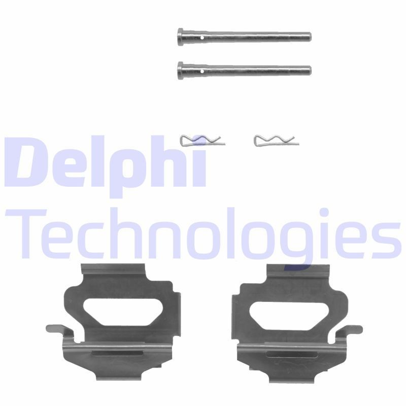 DELPHI Kit de acessórios, pastilhas de travão LX0149 DELPHI LX0149 Kit de acessórios, pastilhas de travão Orion Mk3 (GAL) preço