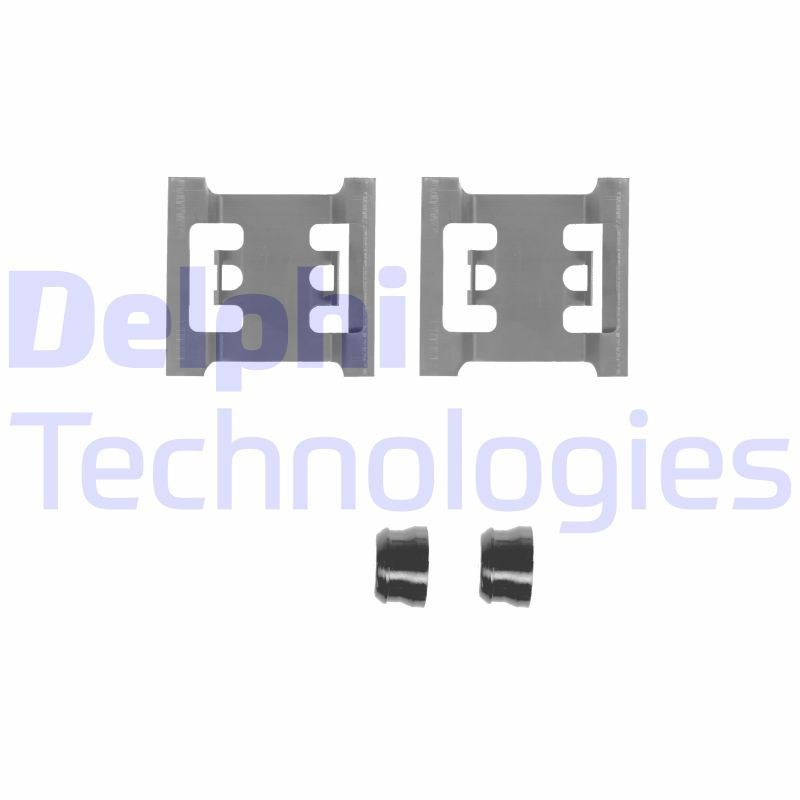 DELPHI Accessory Kit, disc brake pads LX0218 DELPHI LX0218 genuine FORD Transit Mk4 Van (VE83) brake pad fitting kit price