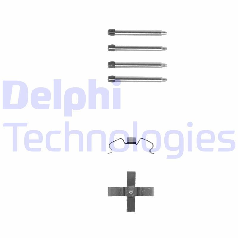 DELPHI Accessoireset, schijfremblok LX0263 DELPHI LX0263 Accessoireset, schijfremblok Opel Omega B Caravan prijs