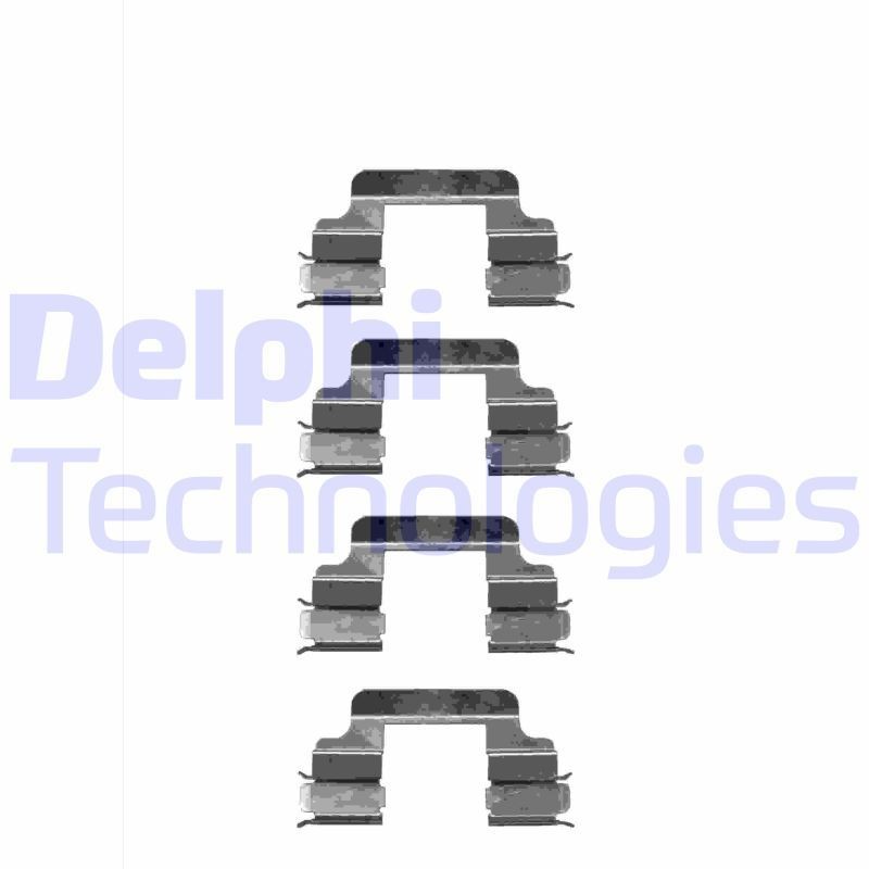 DELPHI Kit de acessórios, pastilhas de travão LX0334 DELPHI LX0334 Kit de acessórios, pastilhas de travão Citroën C5 Carrinha originais preço