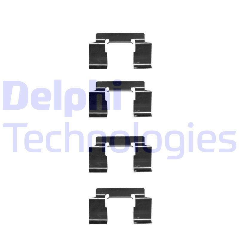 DELPHI Kit d'accessoires, plaquette de frein à disque LX0337 DELPHI Kit d'accessoires, plaquette de frein à disque NISSAN LX0337