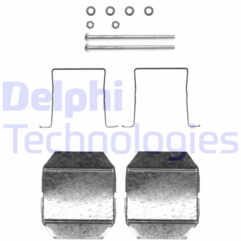 DELPHI Kit de acessórios, pastilhas de travão LX0338 DELPHI LX0338 Kit de acessórios, pastilhas de travão Citroën C5 Carrinha preço