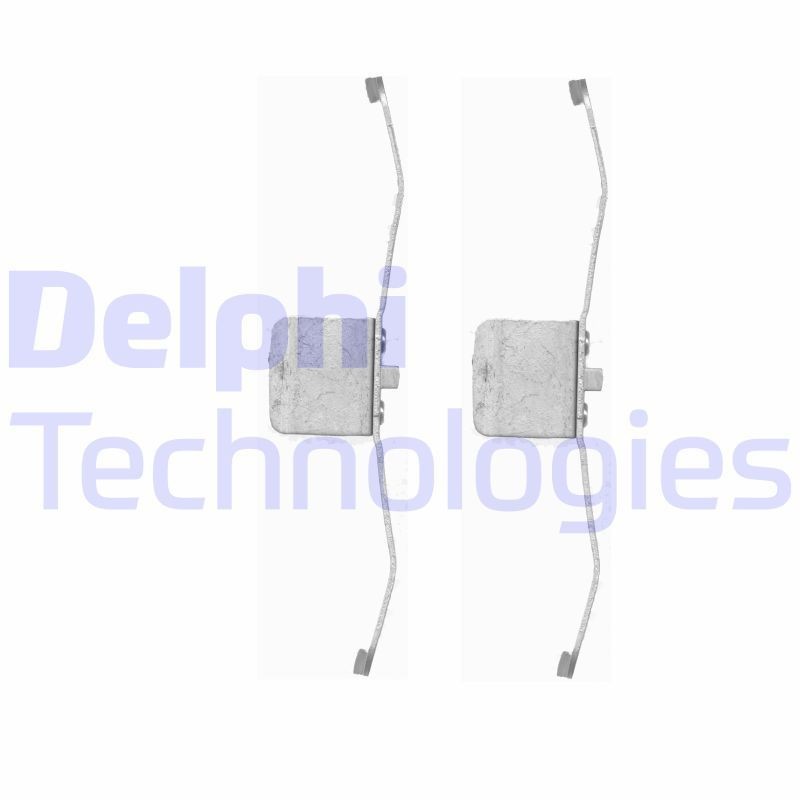 DELPHI Kit d'accessoires, plaquette de frein à disque LX0395 DELPHI Kit d'accessoires, plaquette de frein à disque NISSAN LX0395